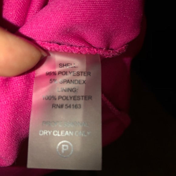 Calvin Klein Fuchsia Textured Cutout Sleeveless - Picture 7 of 8